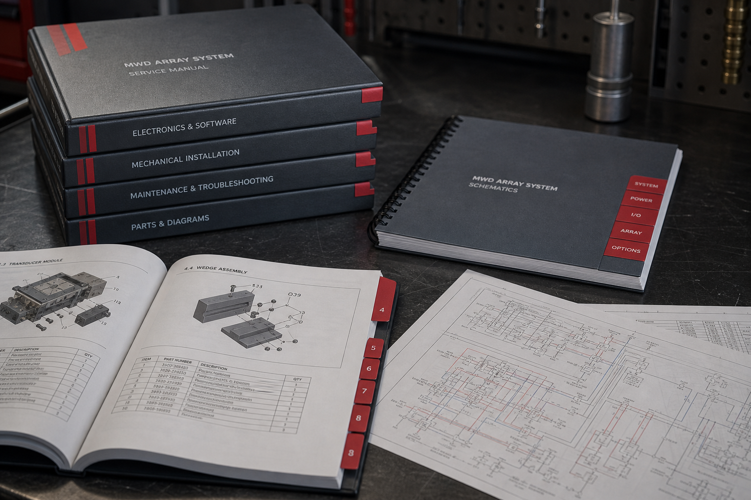 Magwerks equipment manuals, schematics, and technical diagrams