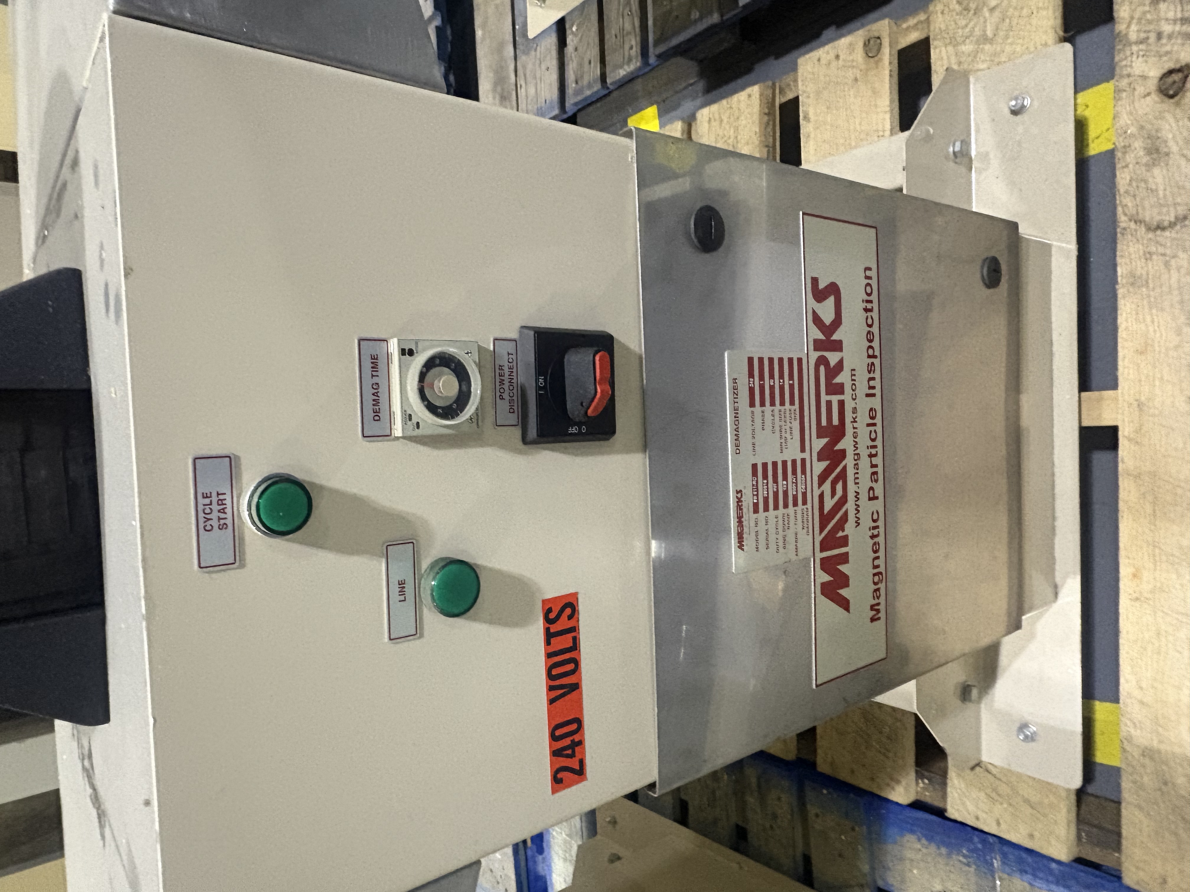 RB Annis 9" x 11" flush mounted Demag on table